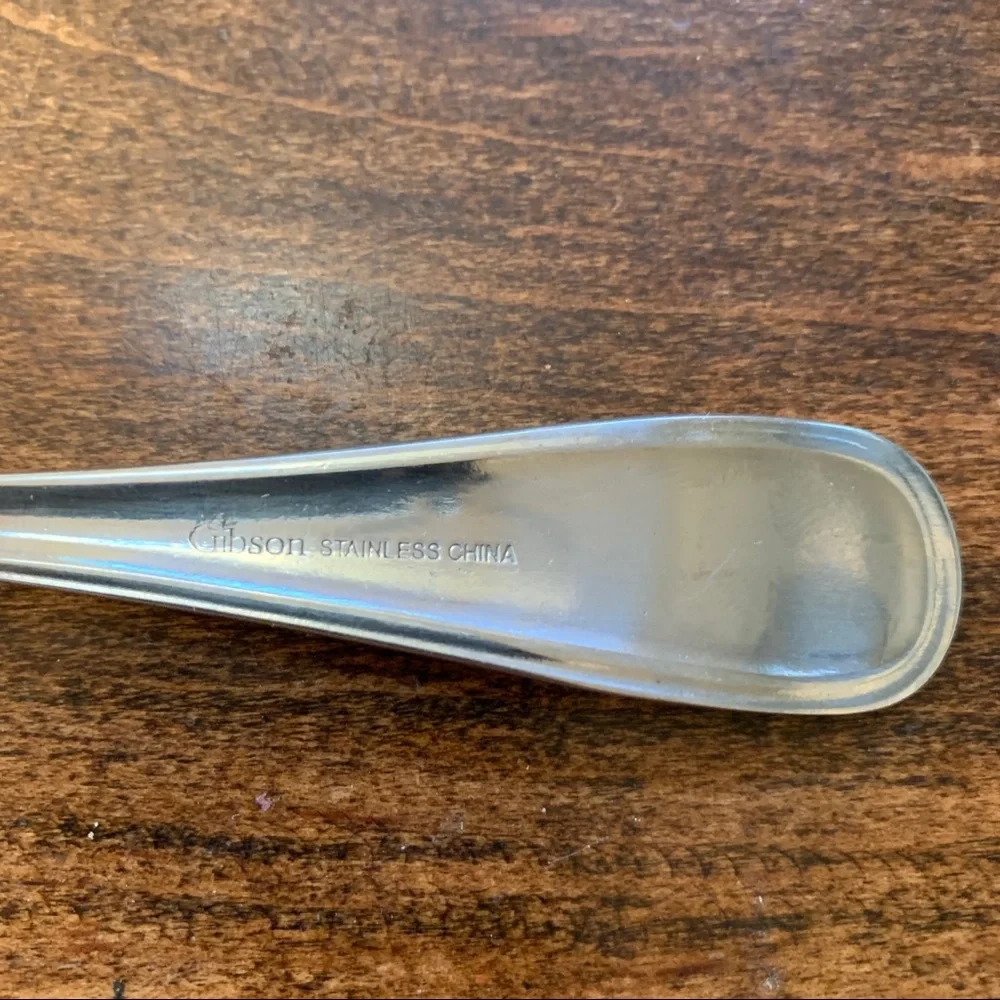 4/$15 One Gibson tablespoon soup spoon